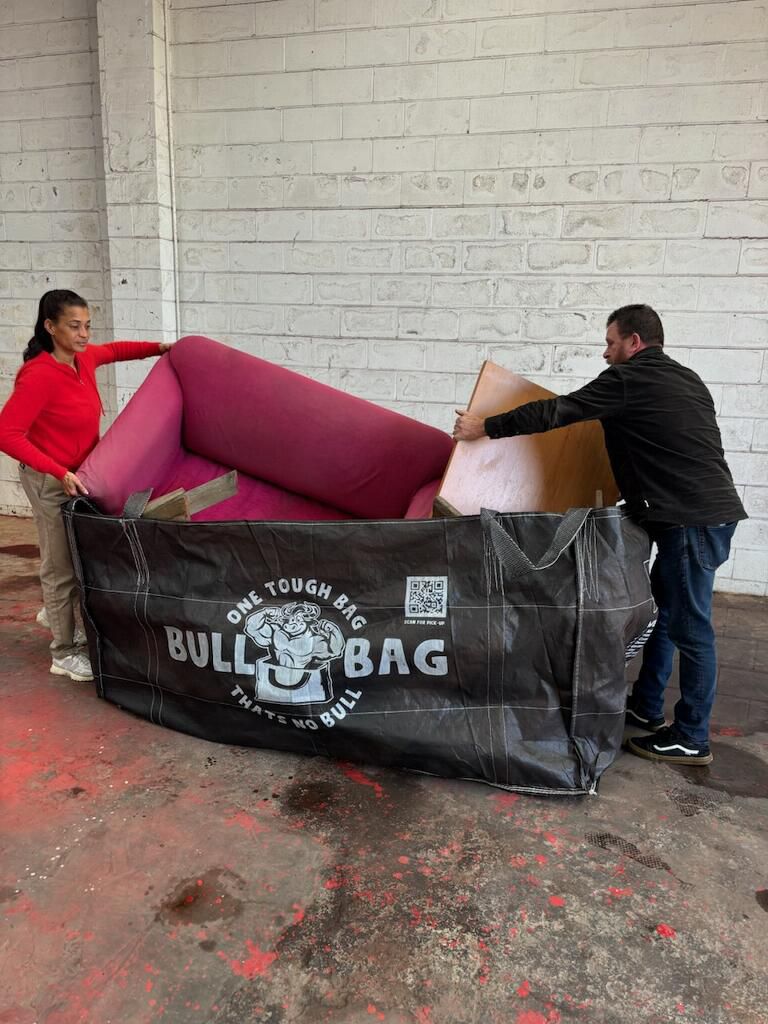 Happy Bull Bag customer